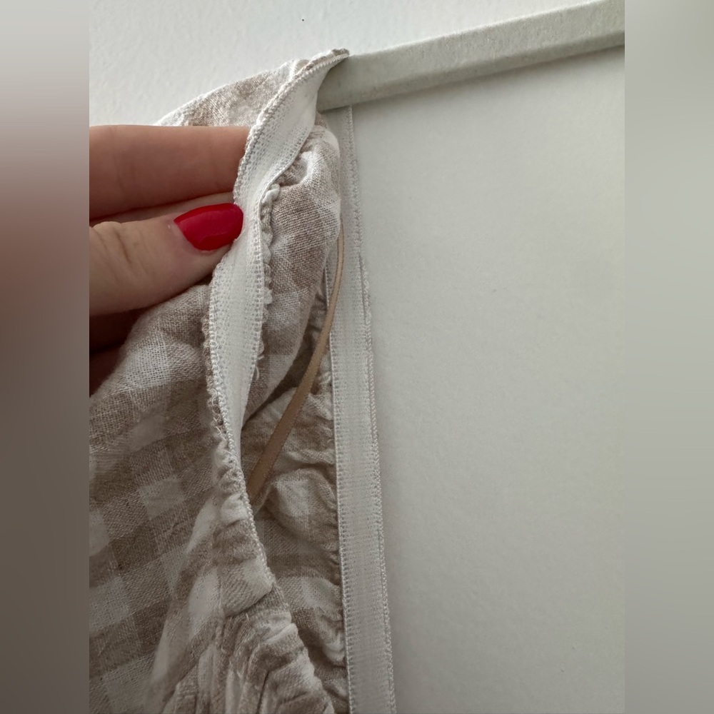 Vici Smocked Gingham Babydoll Dress - Picture 5 of 7